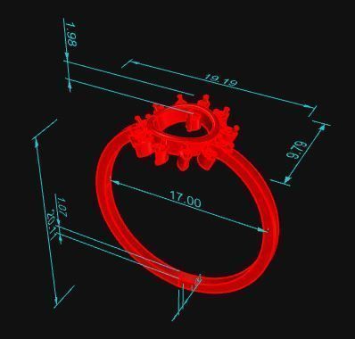 Minimalist Ring 31 3D print model_7
