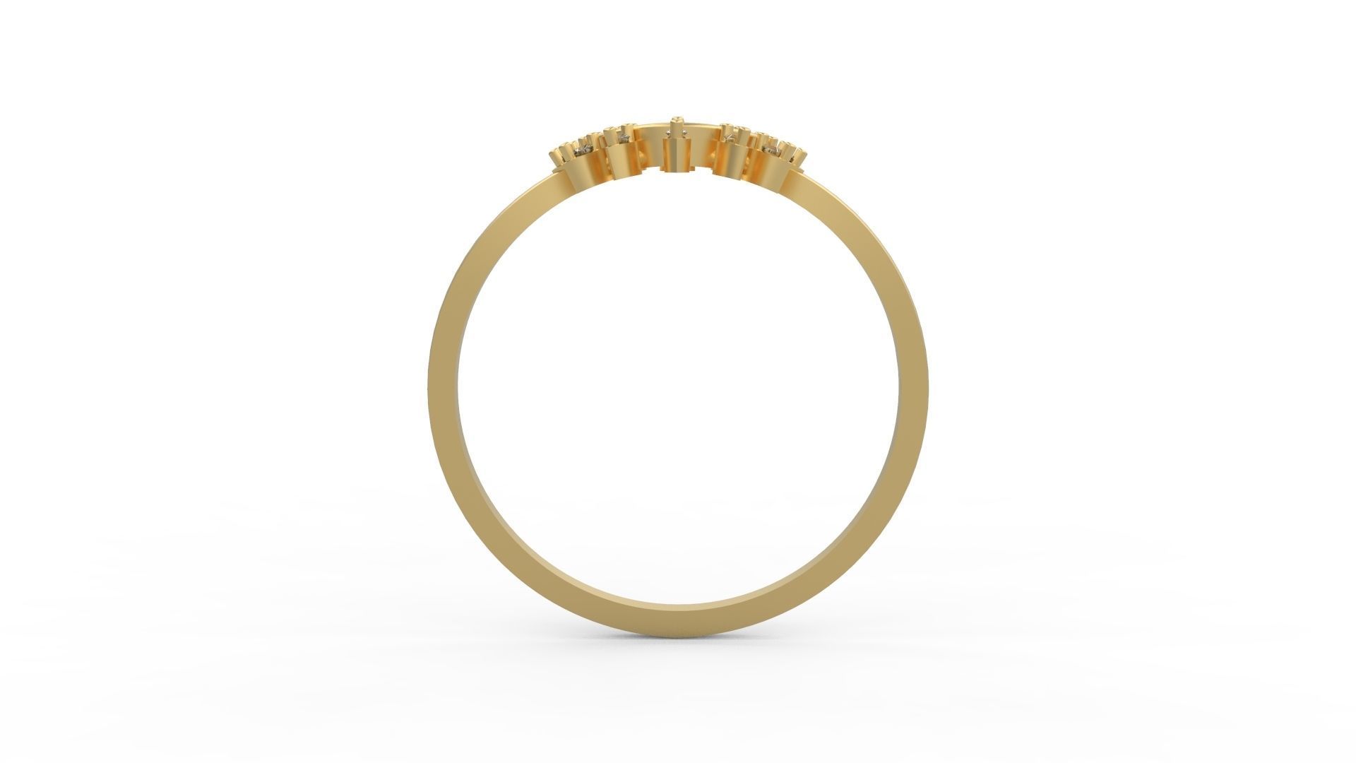 Minimalist Ring 31 3D print model_2