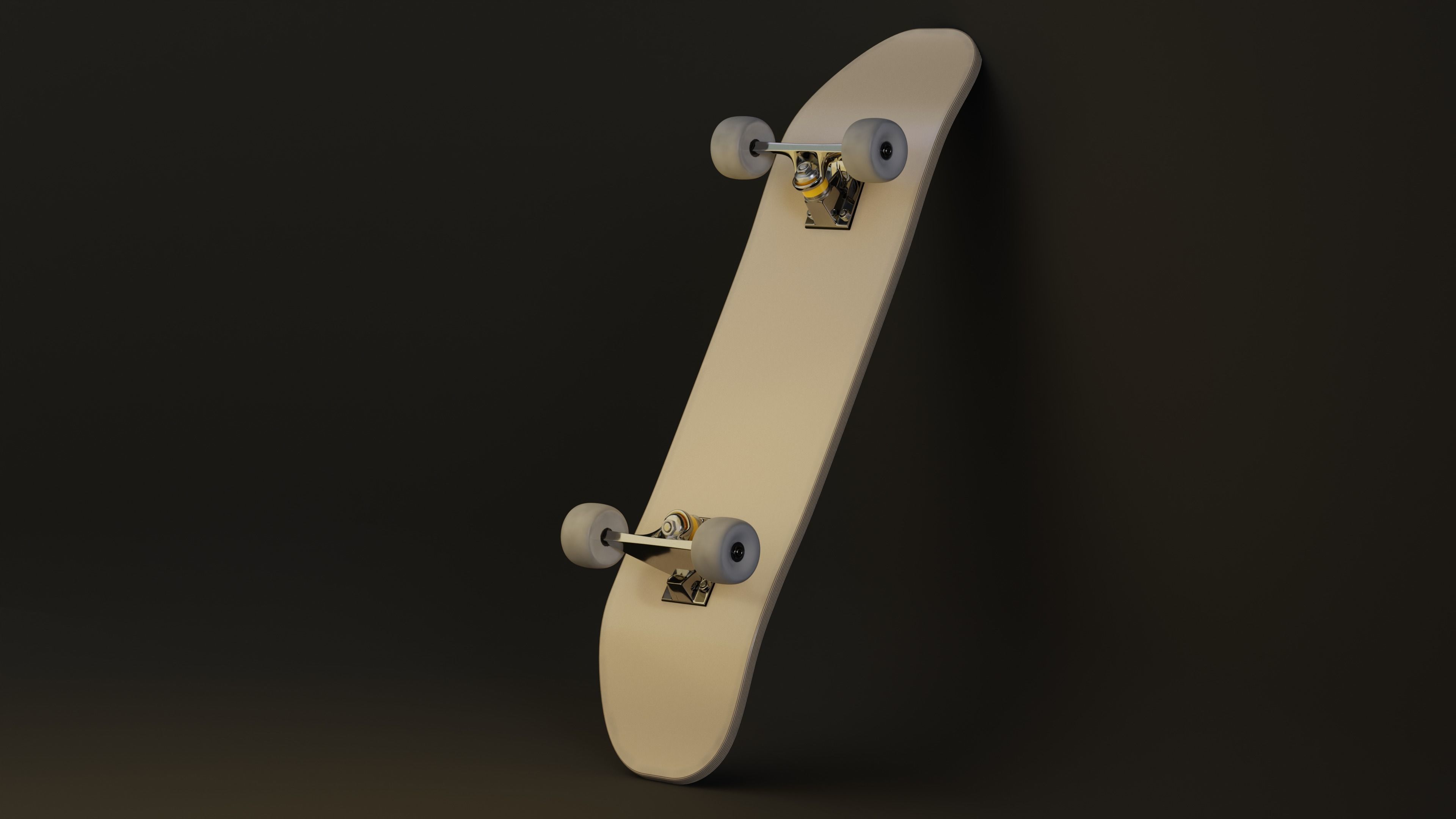 Just skateboard 3D model_3