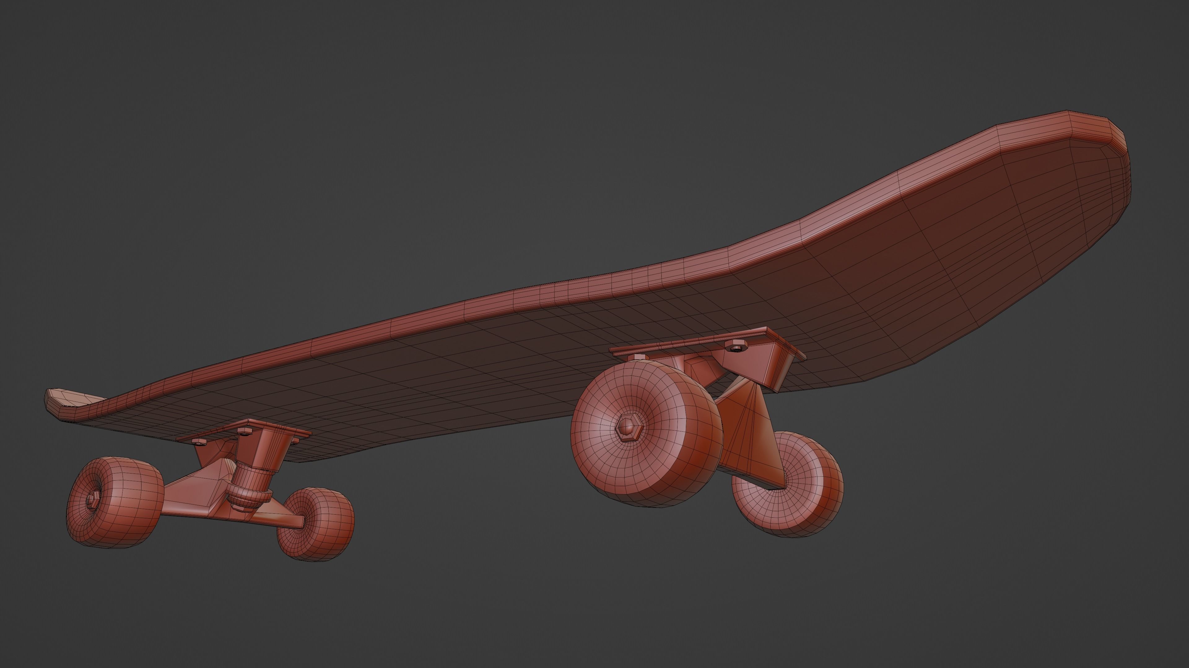 Just skateboard 3D model_10