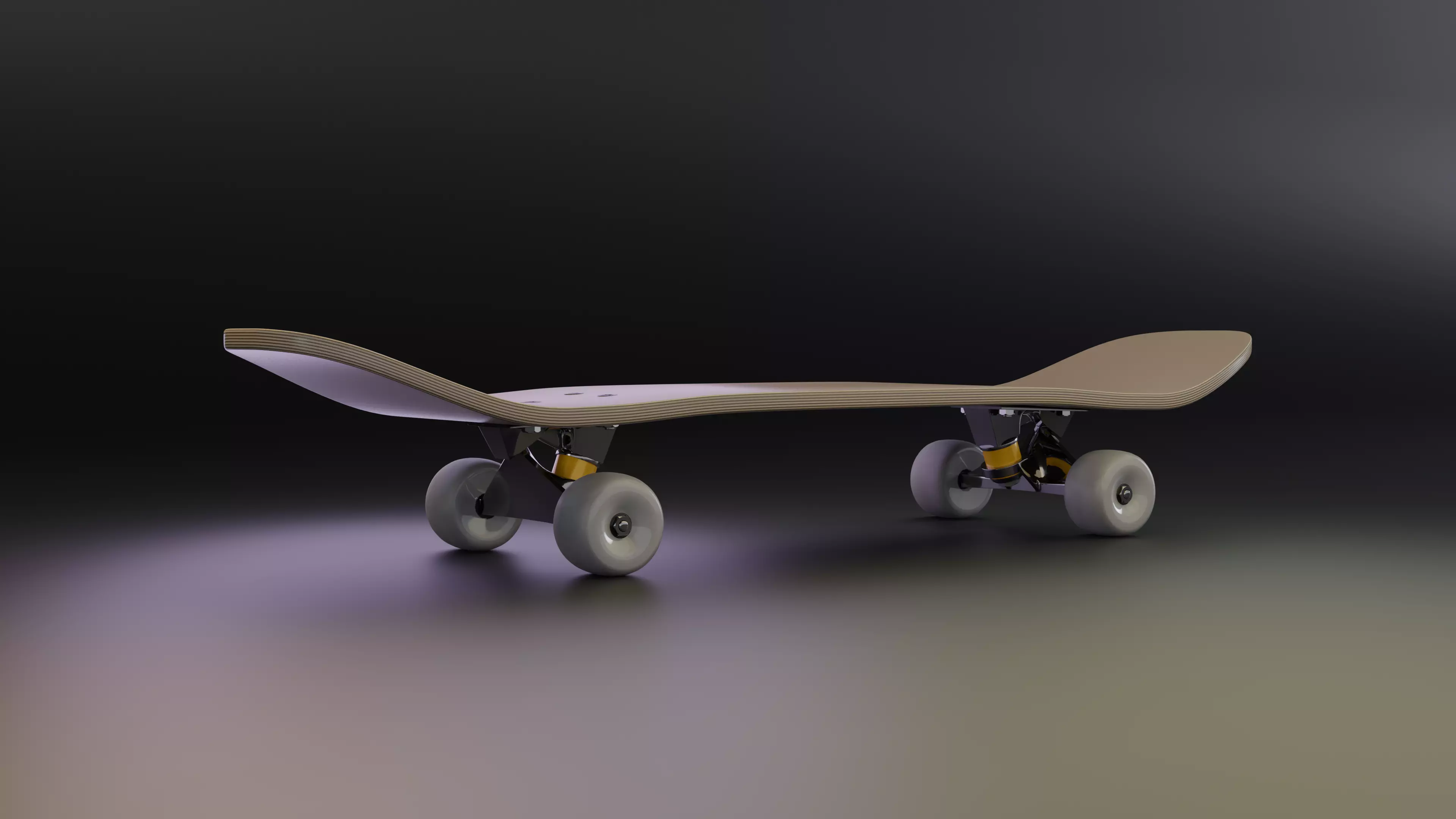 Just skateboard 3D model_0