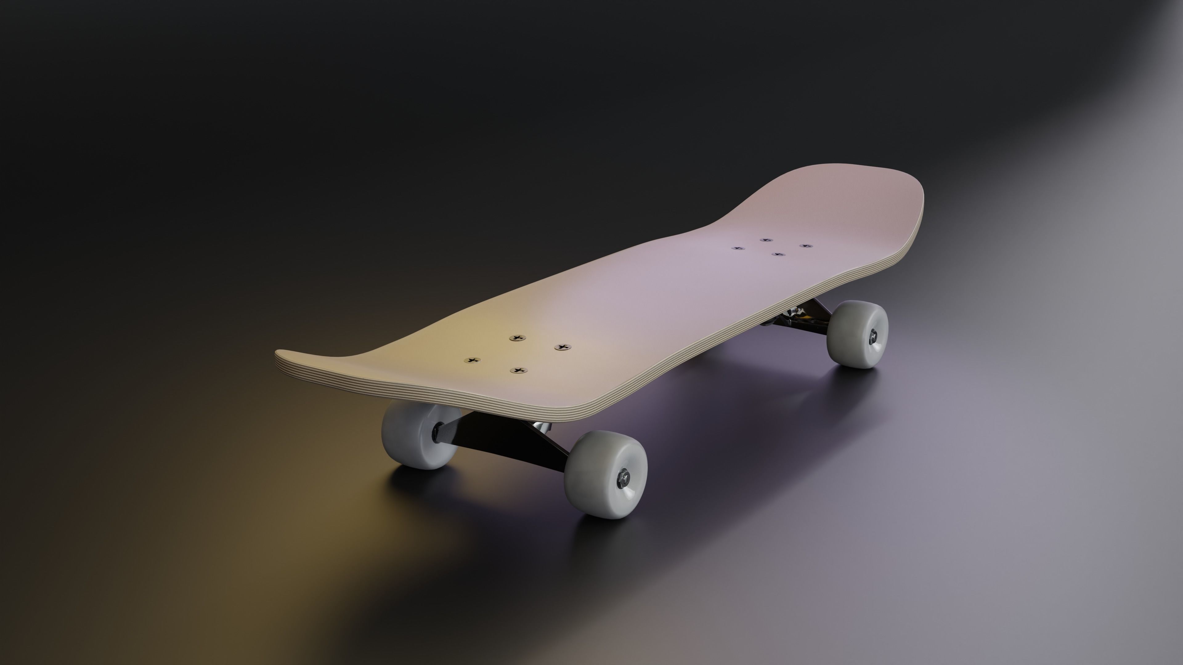 Just skateboard 3D model_1