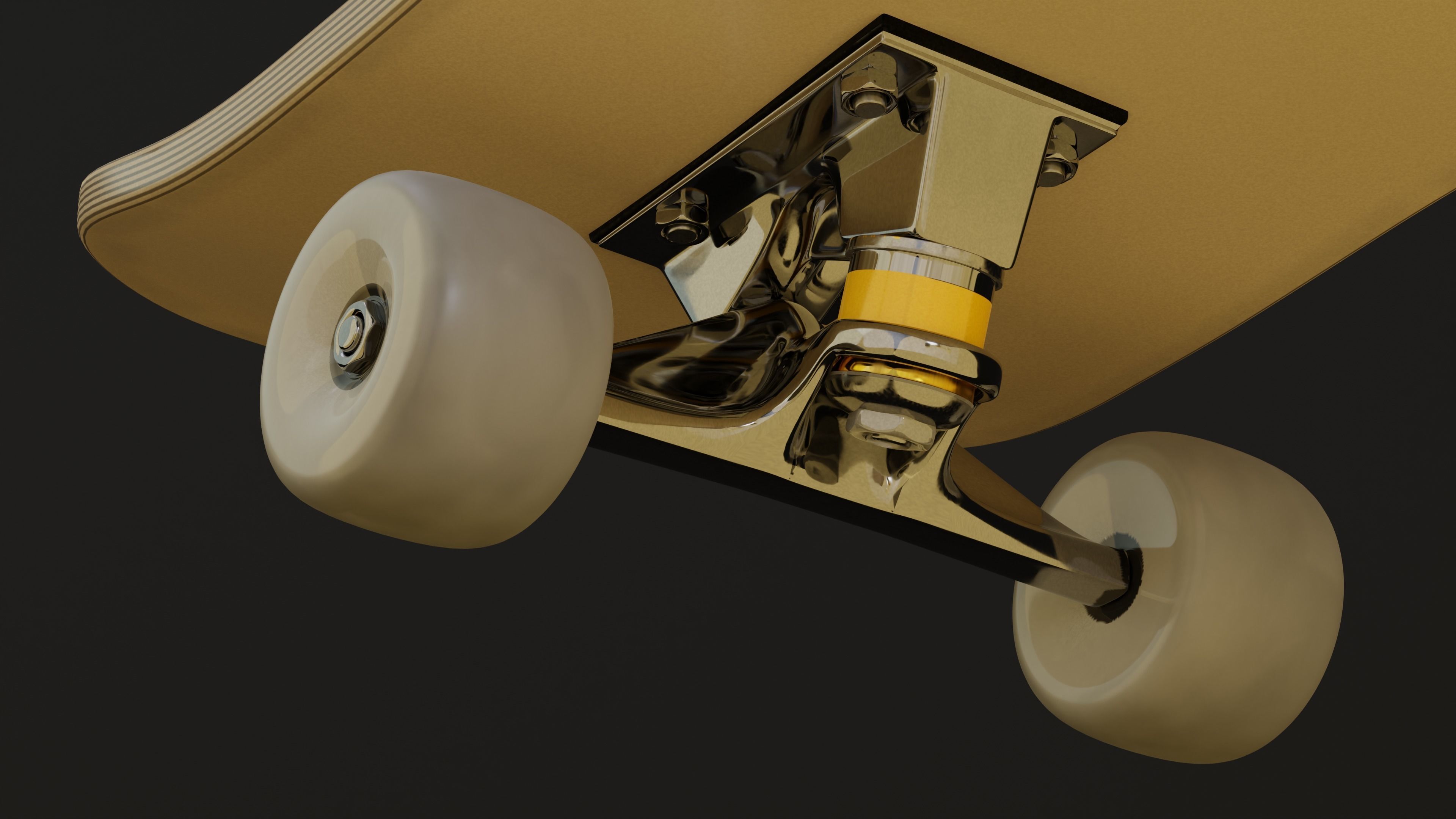 Just skateboard 3D model_4