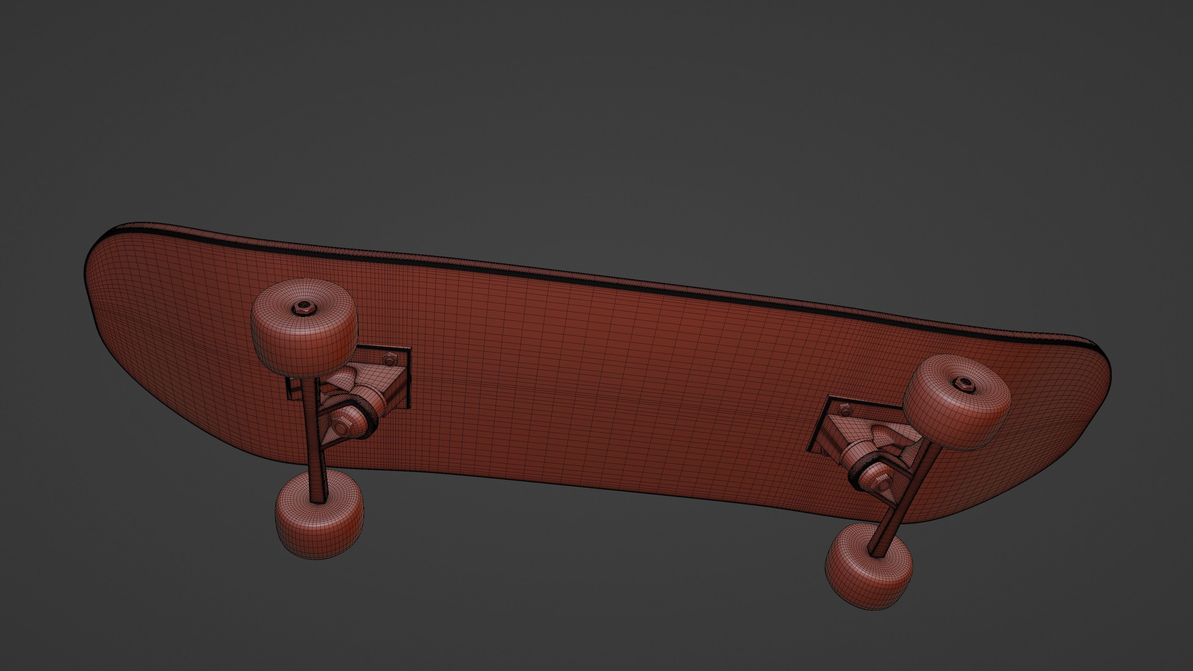 Just skateboard 3D model_9