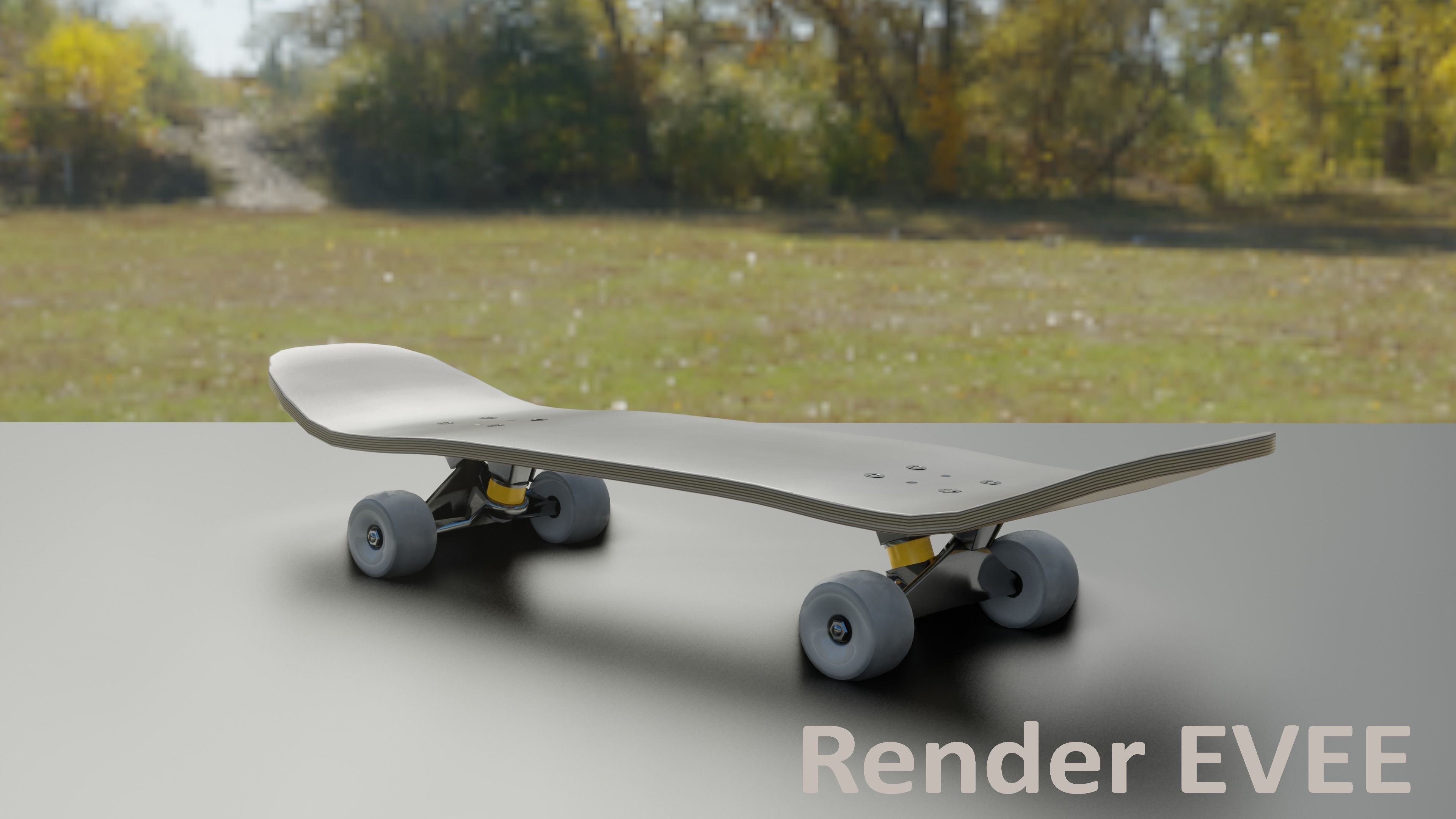 Just skateboard 3D model_6