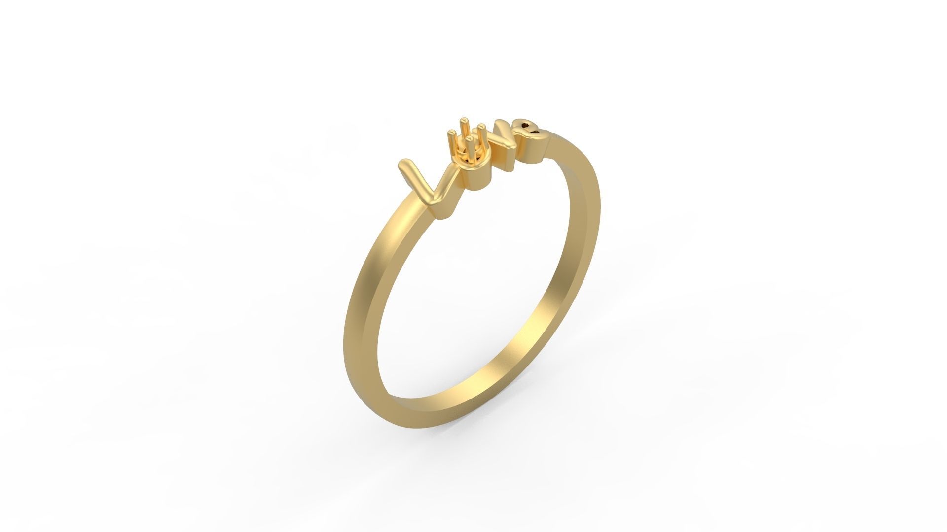 Minimalist Ring 33 3D print model_1