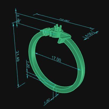 Minimalist Ring 33 3D print model_7