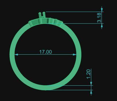 Minimalist Ring 33 3D print model_6