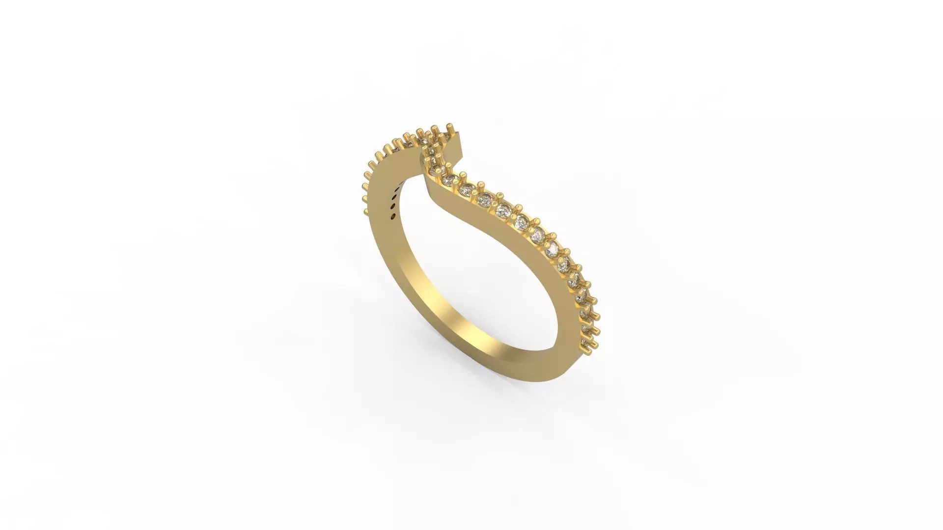 Minimalist Ring 40 3D print model_0