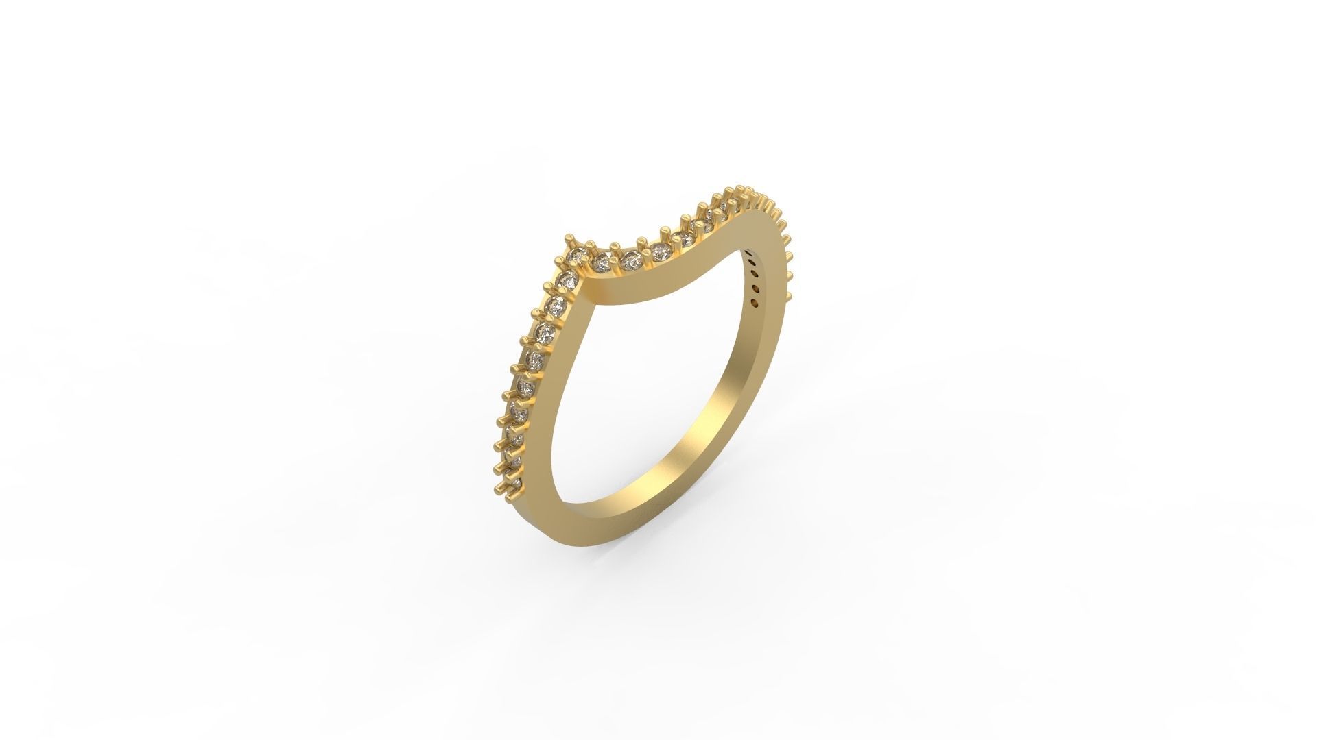 Minimalist Ring 40 3D print model_1