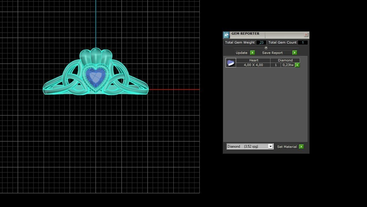 Minimalist Crown Ring 41 3D print model_8