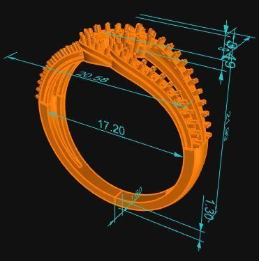 Minimalist Ring 49 3D print model_8