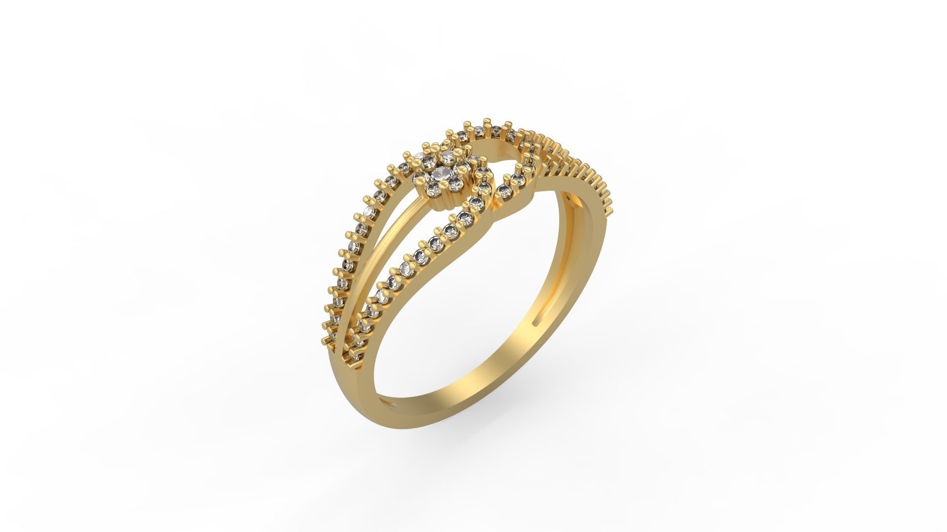 Minimalist Ring 49 3D print model_1