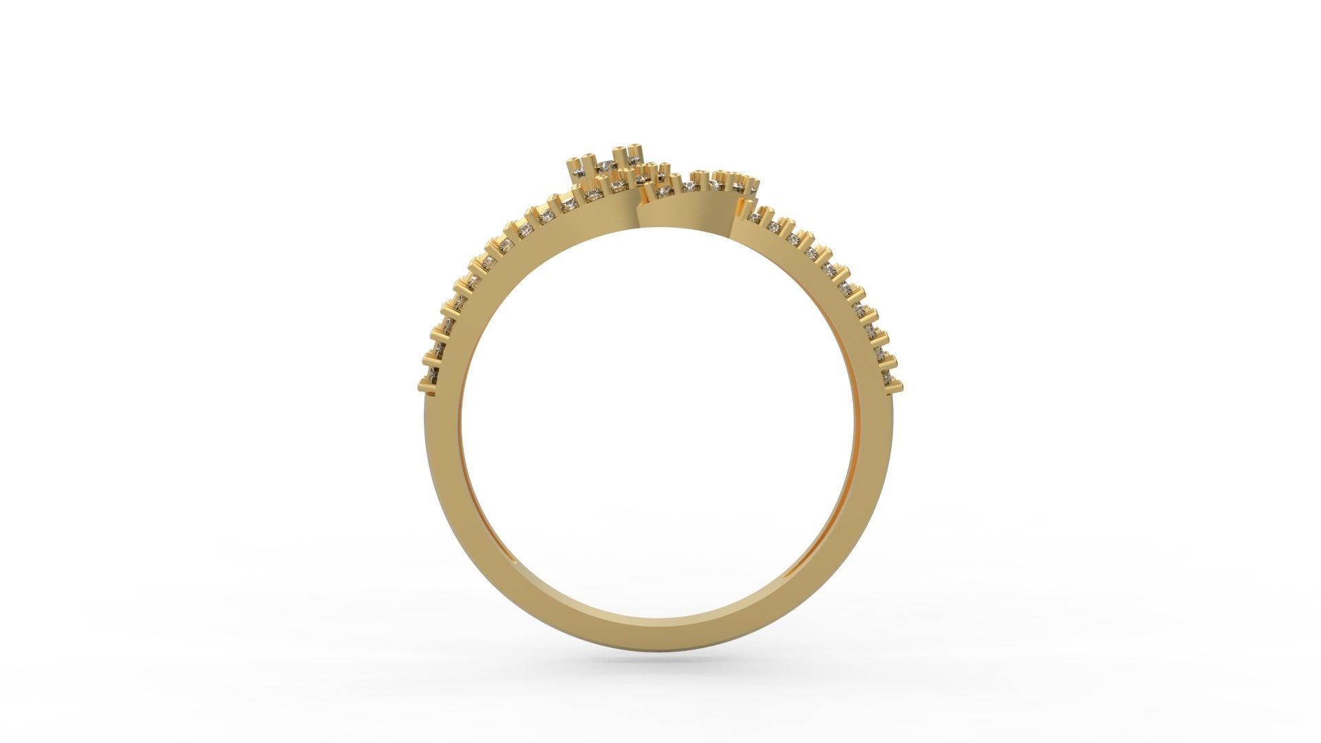 Minimalist Ring 49 3D print model_2