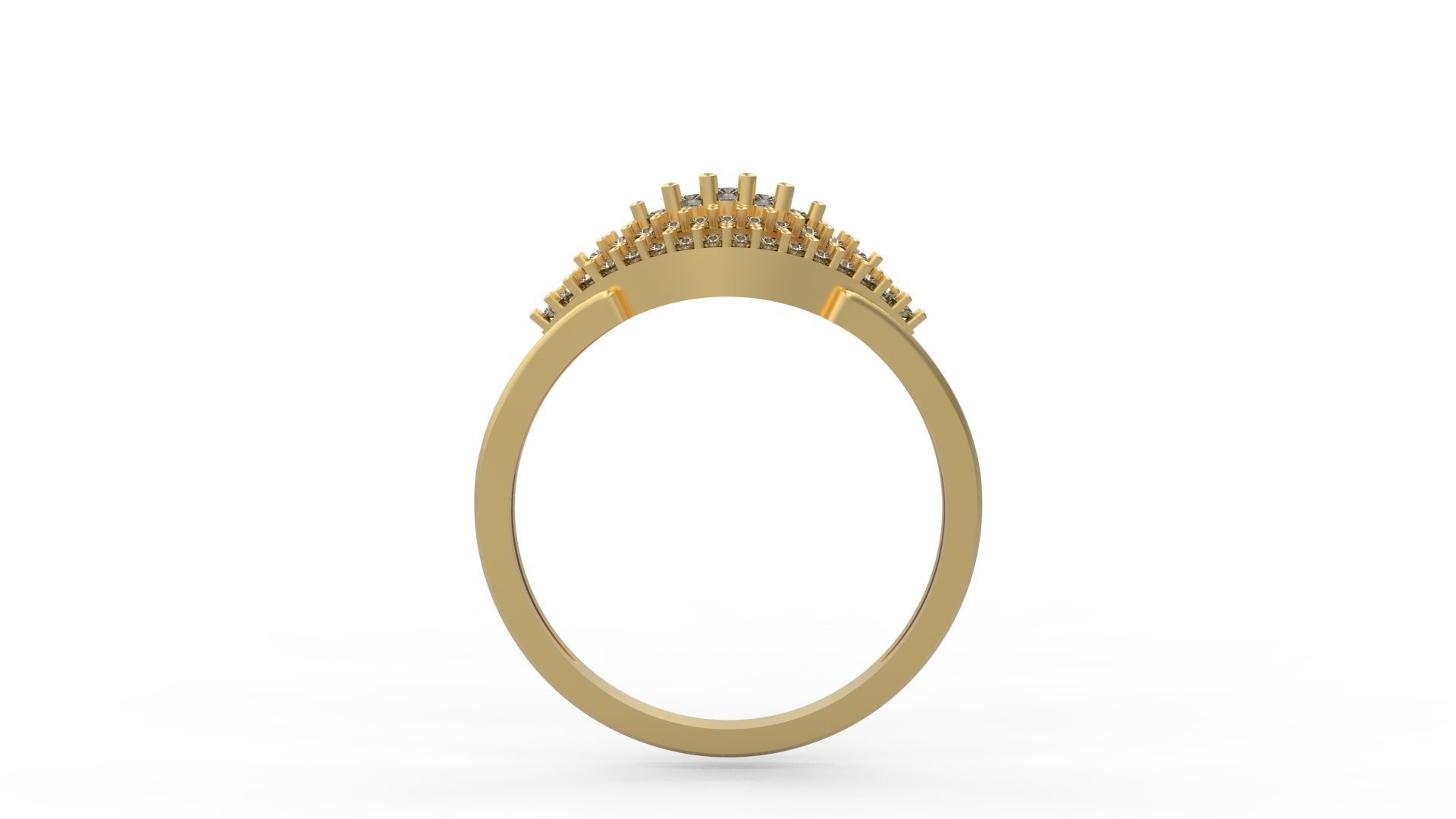 Minimalist Ring 50 3D print model_2