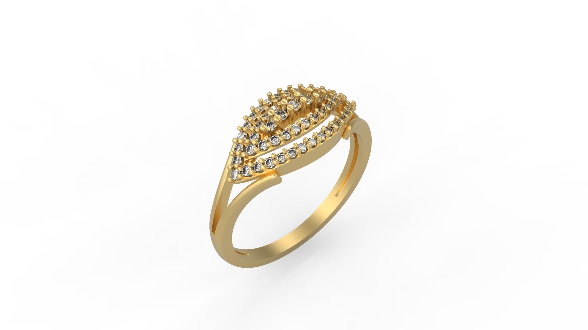 Minimalist Ring 50 3D print model_1