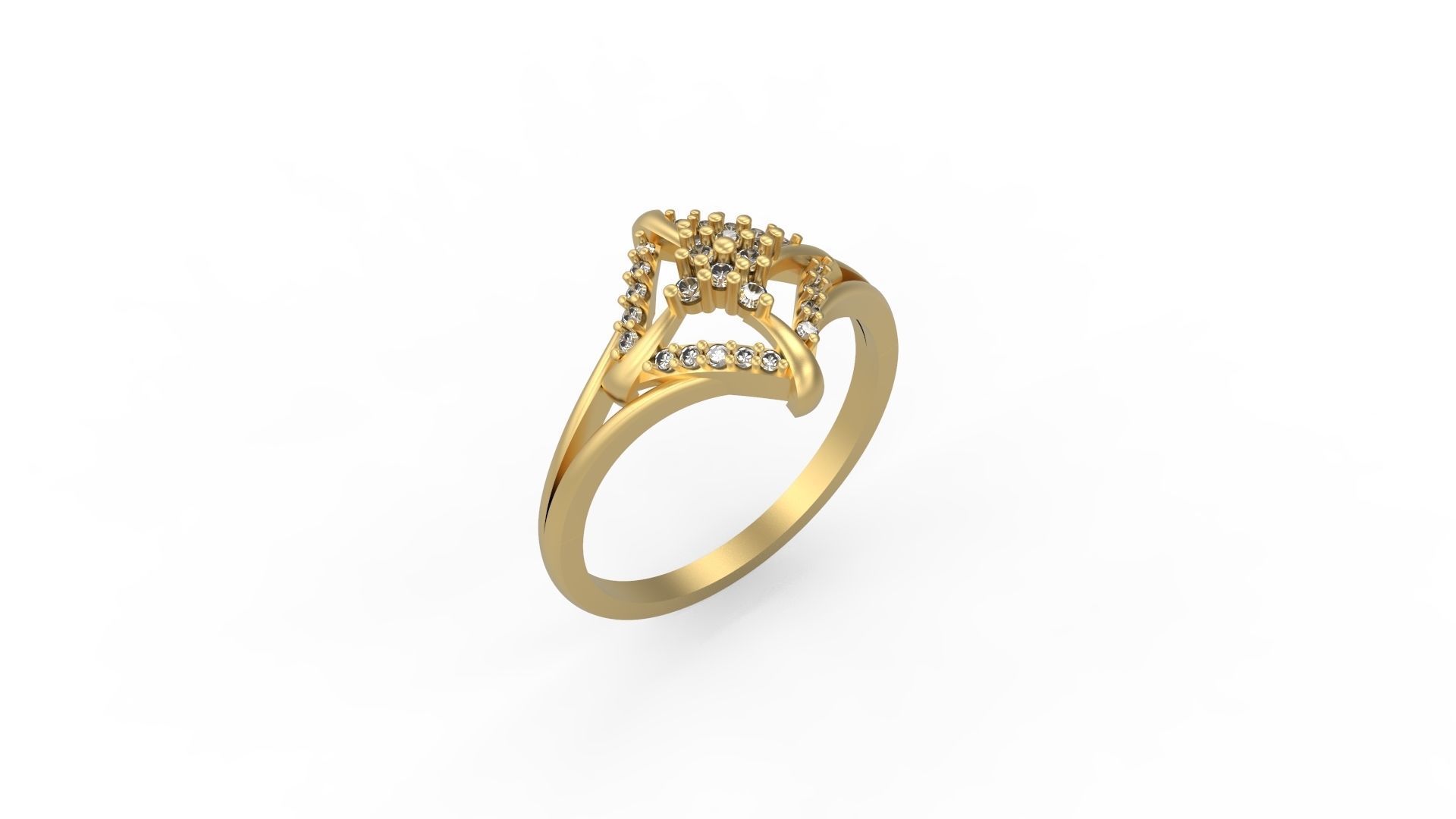 Minimalist Ring 54 3D print model_1