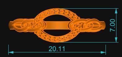 Minimalist Ring 55 3D print model_5