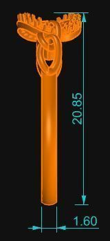 Minimalist Ring 55 3D print model_6