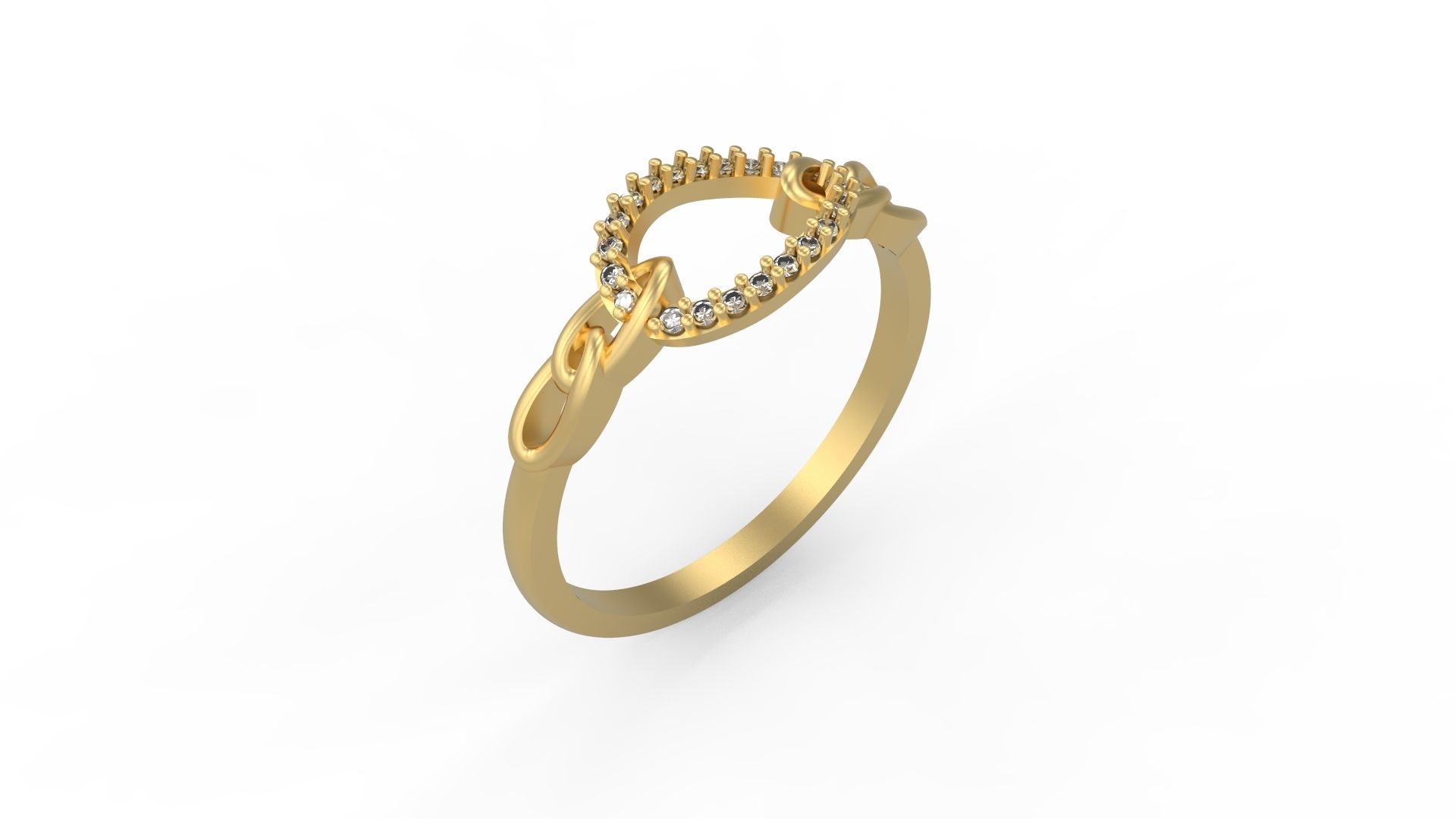 Minimalist Ring 55 3D print model_1