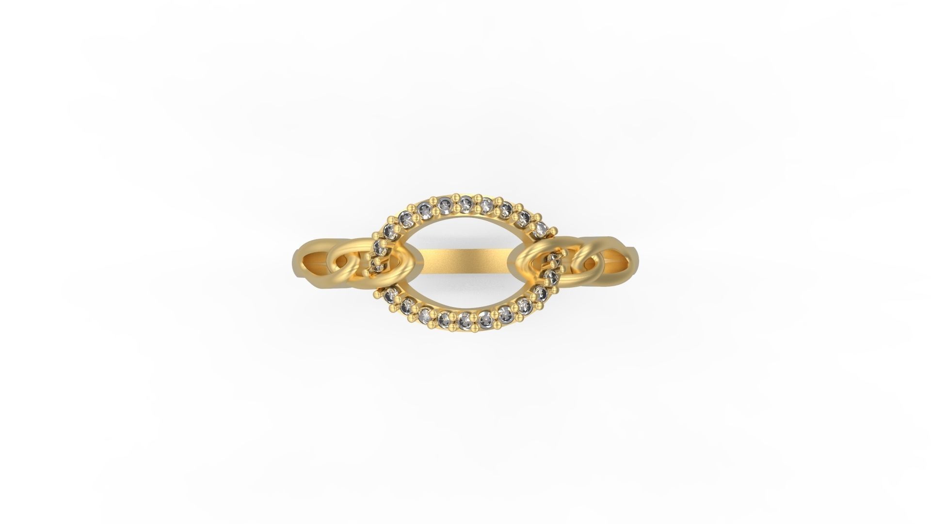 Minimalist Ring 55 3D print model_4