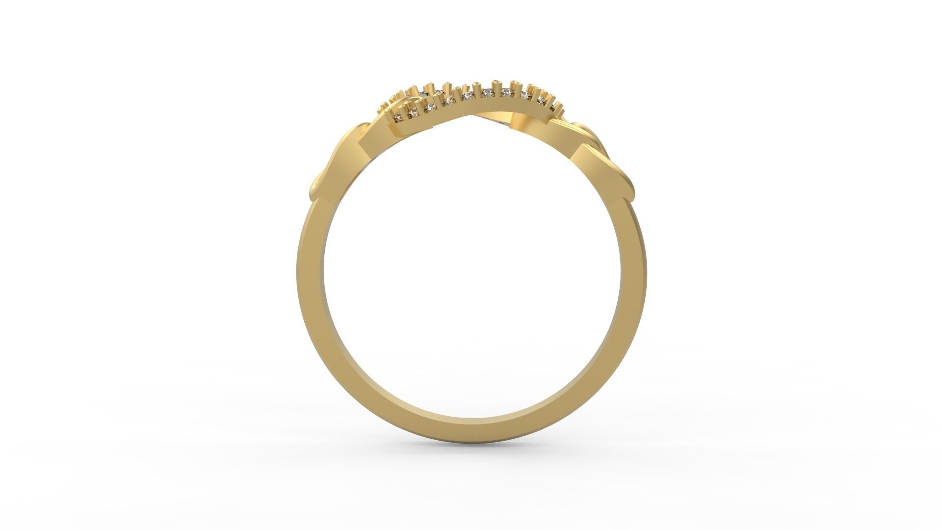 Minimalist Ring 55 3D print model_2