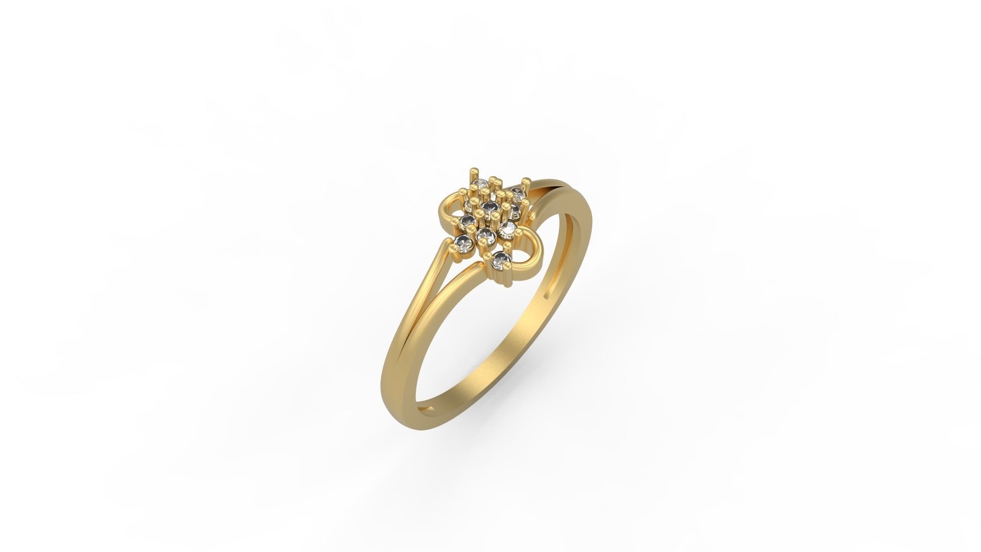 Minimalist Ring 68 3D print model_1