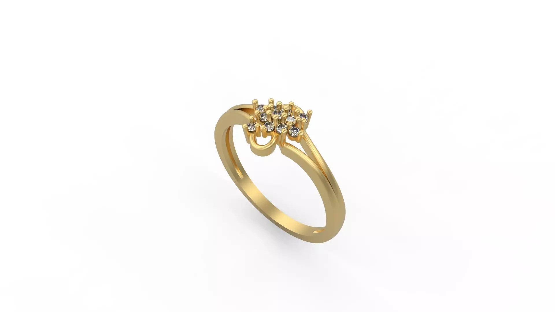 Minimalist Ring 68 3D print model_0