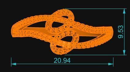 Minimalist Ring 70 3D print model_5