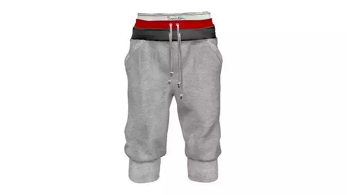 Mens Casual Capri Shorts