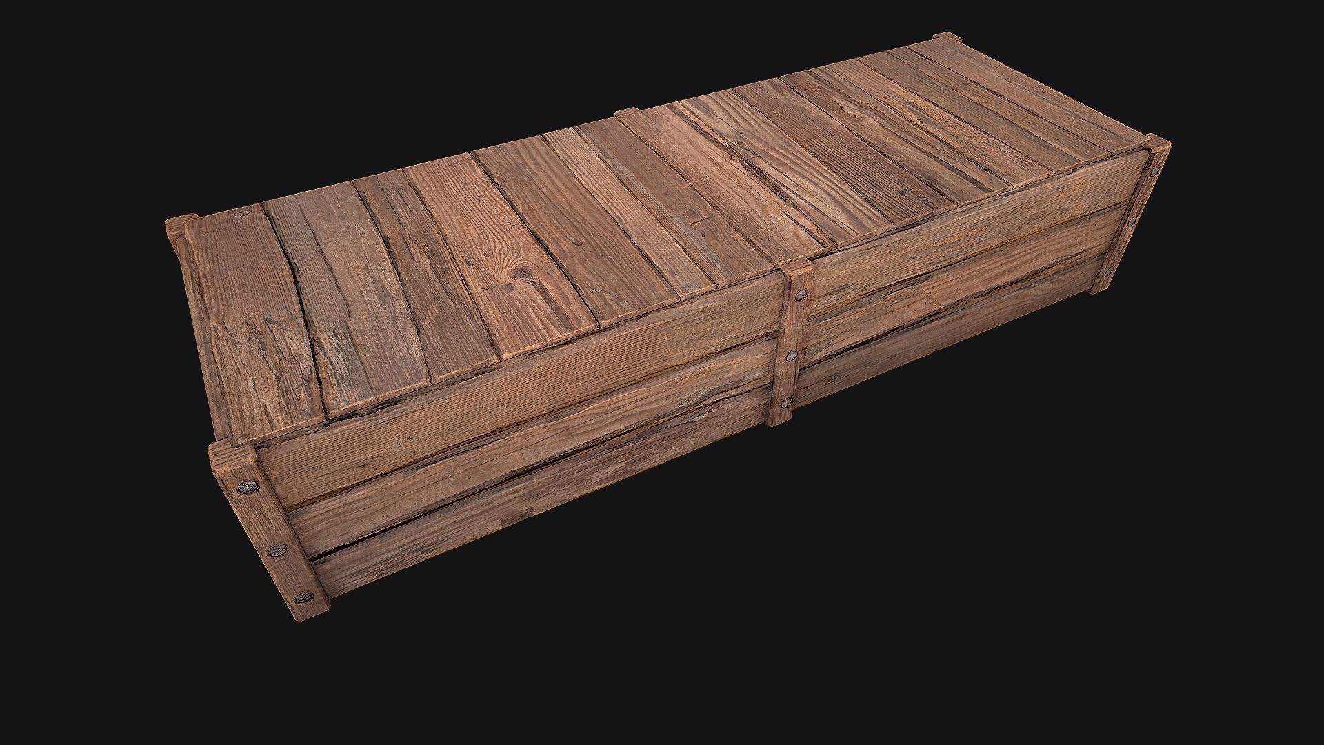 Crate Ginger Box Crate Stand Low-poly 3D model_18