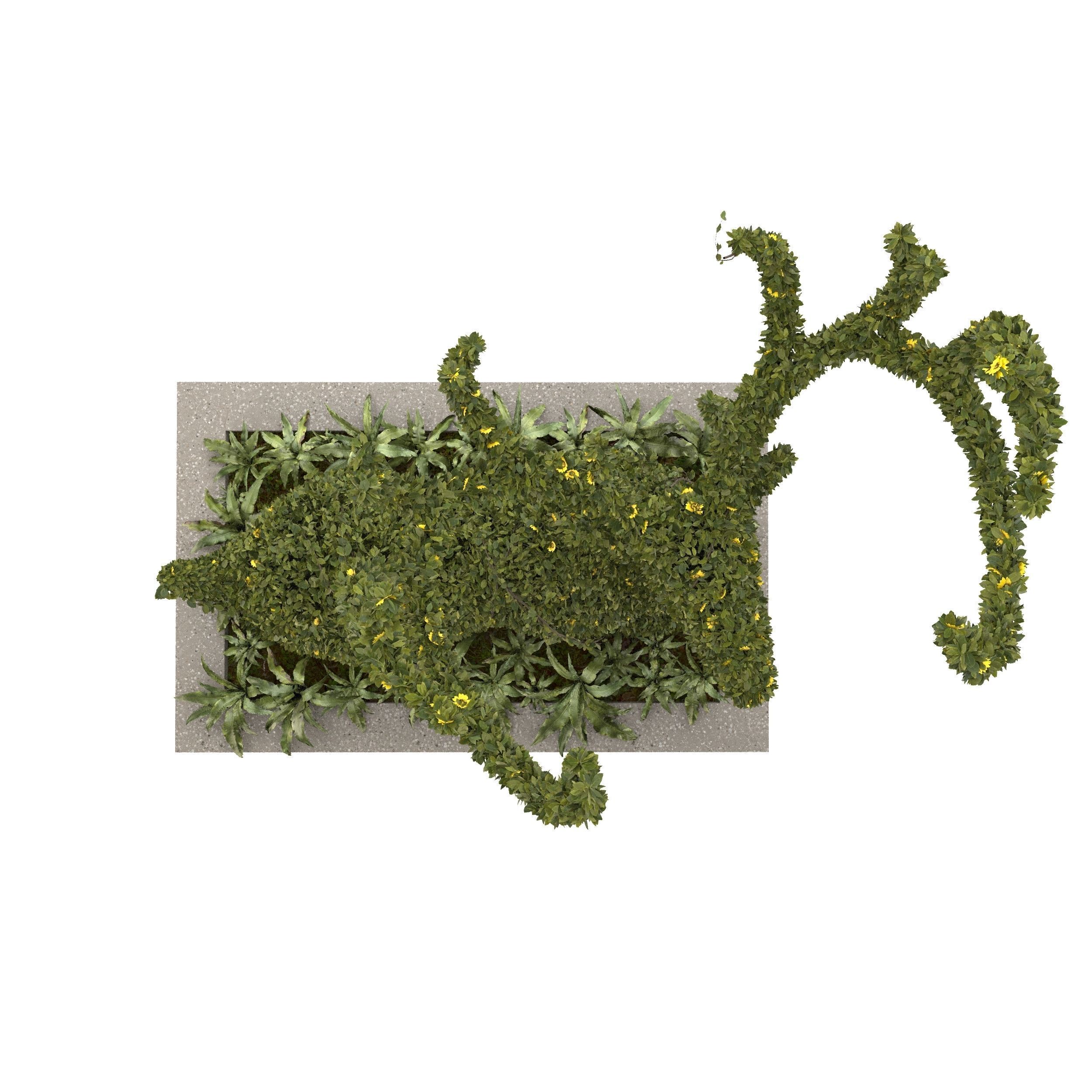 Topiary Deer 3D model_8