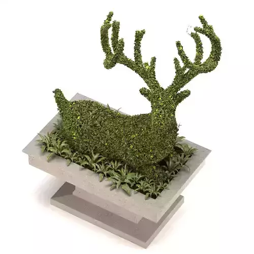 Topiary Deer