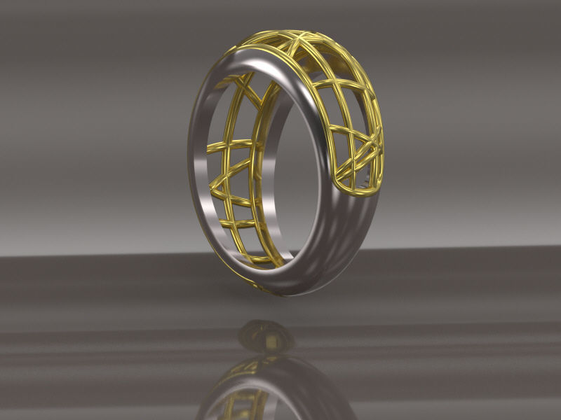OUTOPIA ring 3D print model_9