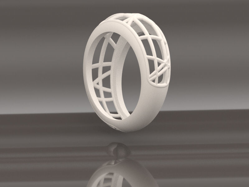 OUTOPIA ring 3D print model_8