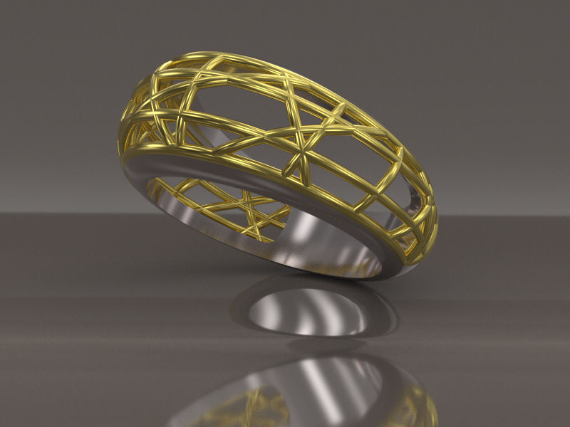 OUTOPIA ring 3D print model_5