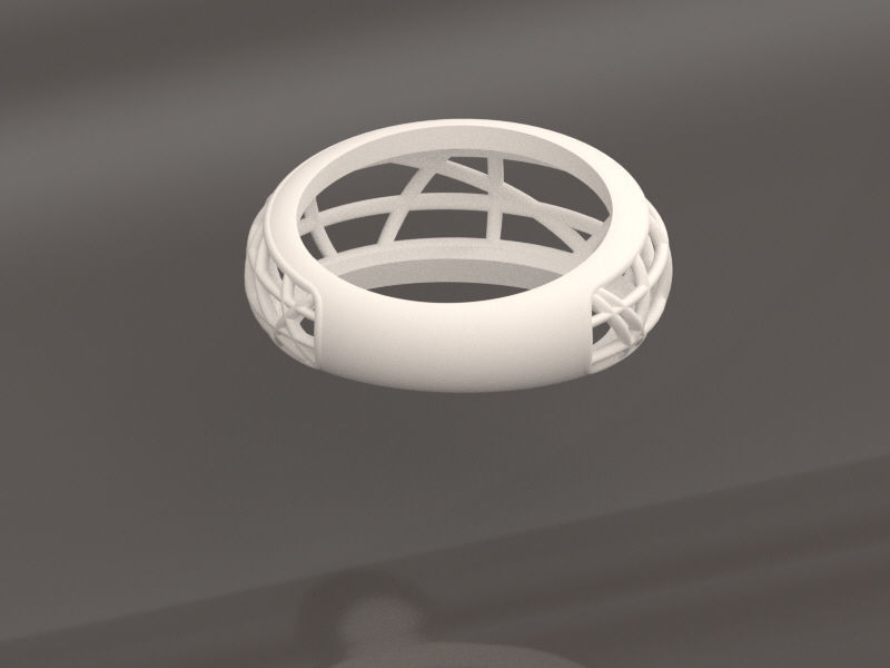 OUTOPIA ring 3D print model_3
