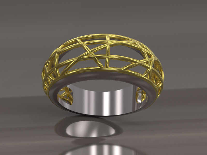 OUTOPIA ring 3D print model_4