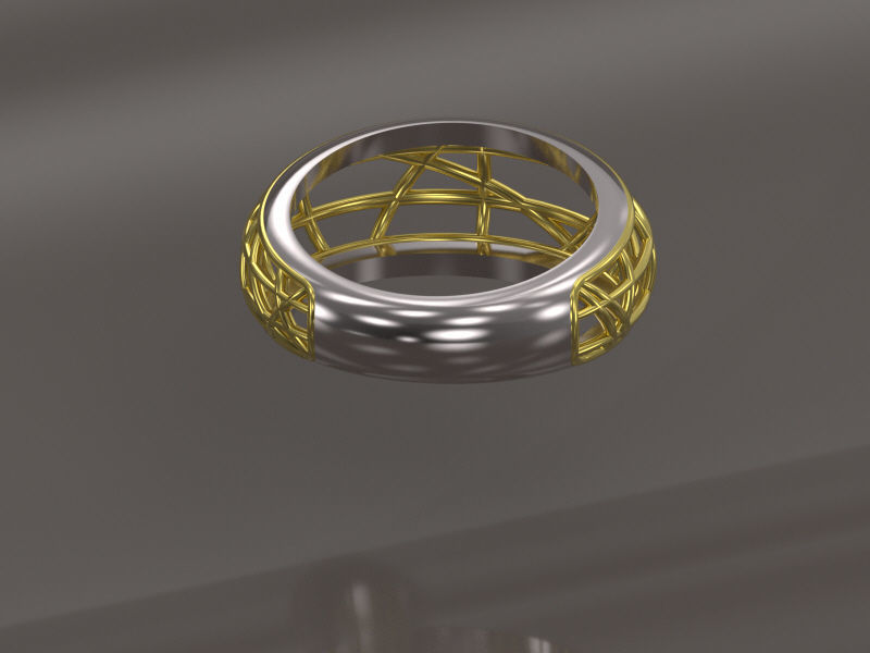 OUTOPIA ring 3D print model_2