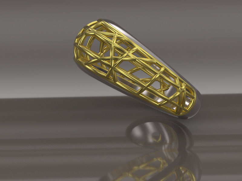 OUTOPIA ring 3D print model_6