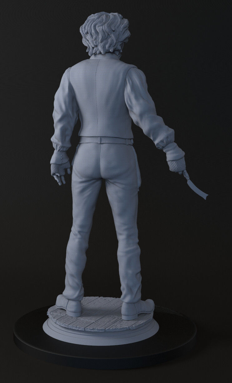 Sweeney Todd Johnny Depp 3D print model_4