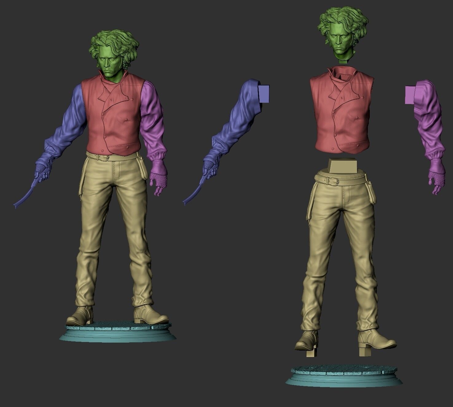 Sweeney Todd Johnny Depp 3D print model_9