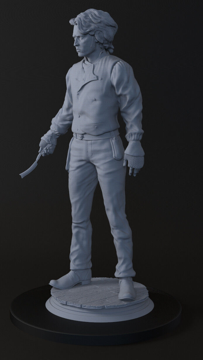 Sweeney Todd Johnny Depp 3D print model_3