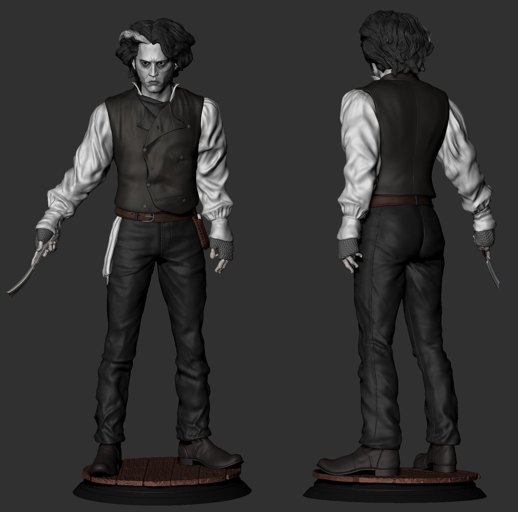 Sweeney Todd Johnny Depp 3D print model_5