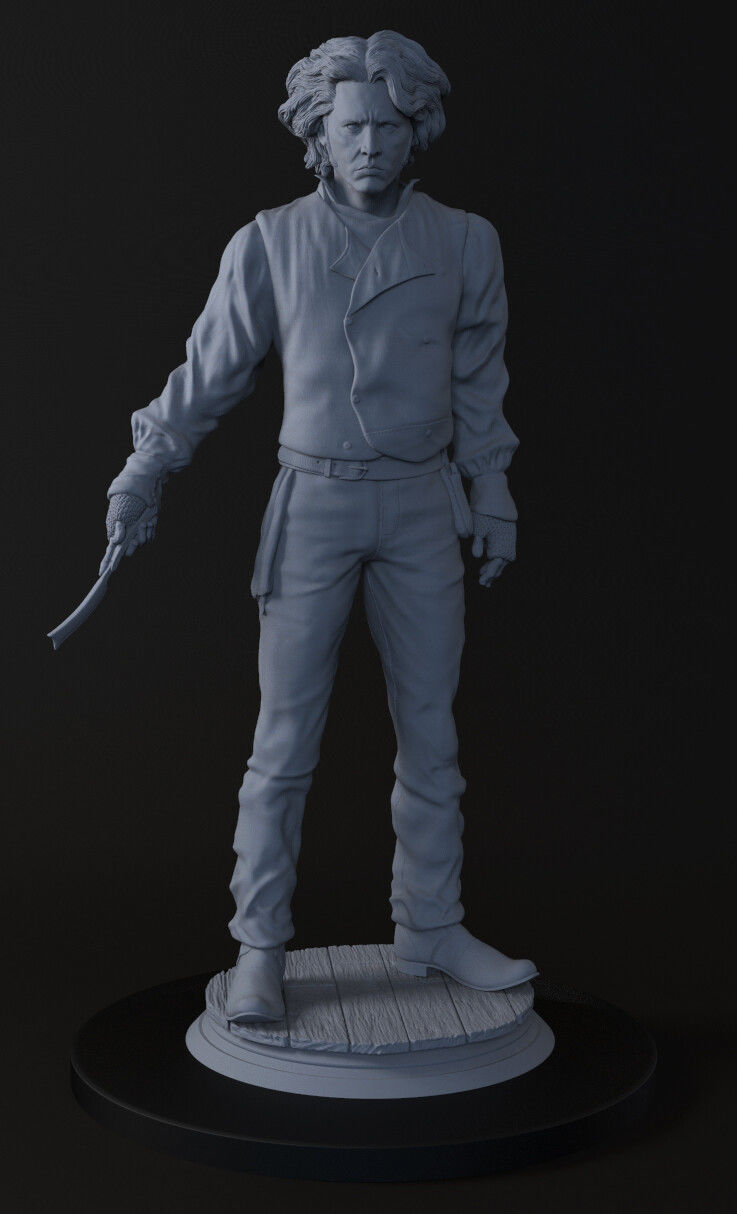 Sweeney Todd Johnny Depp 3D print model_2