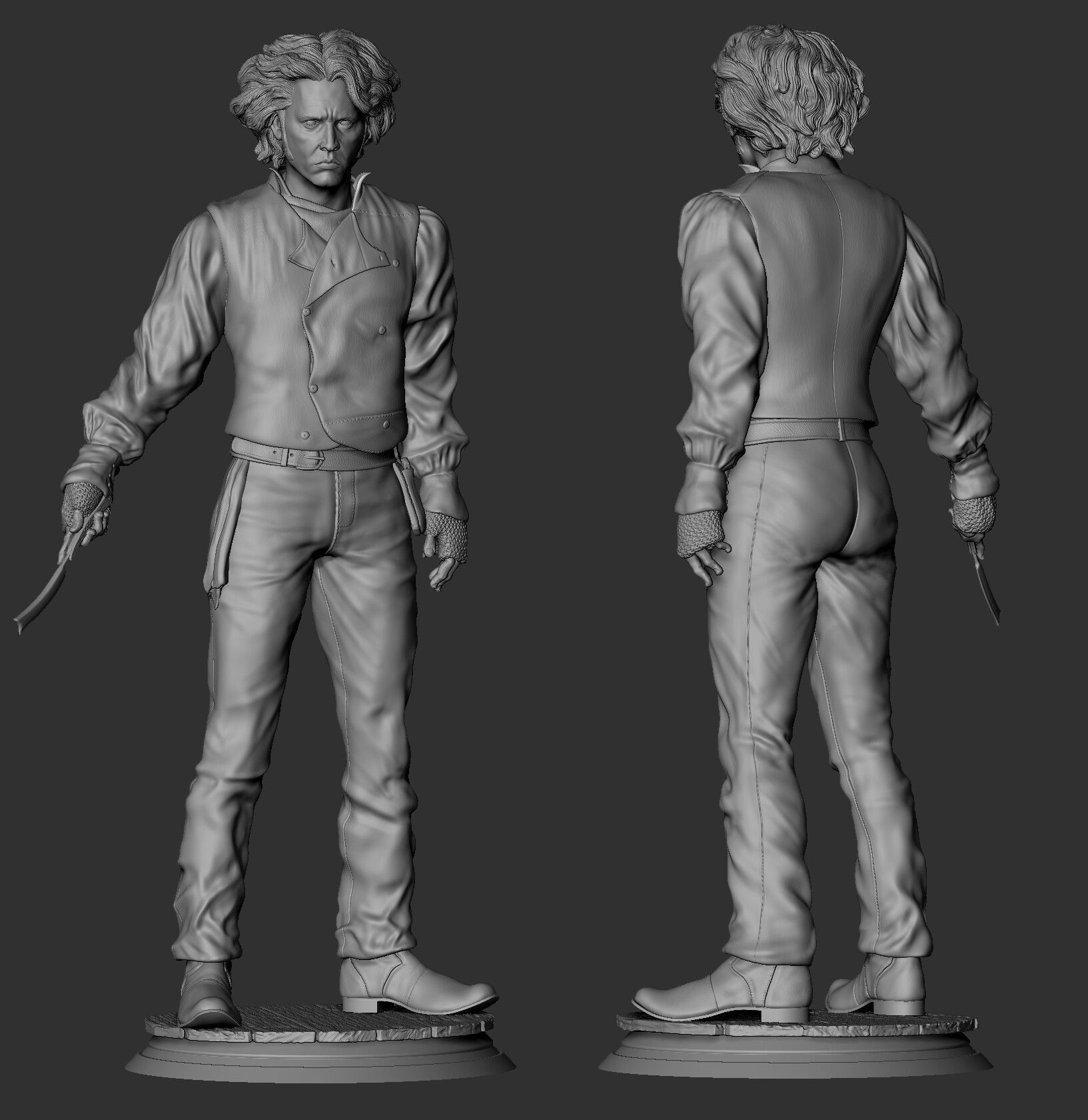 Sweeney Todd Johnny Depp 3D print model_6