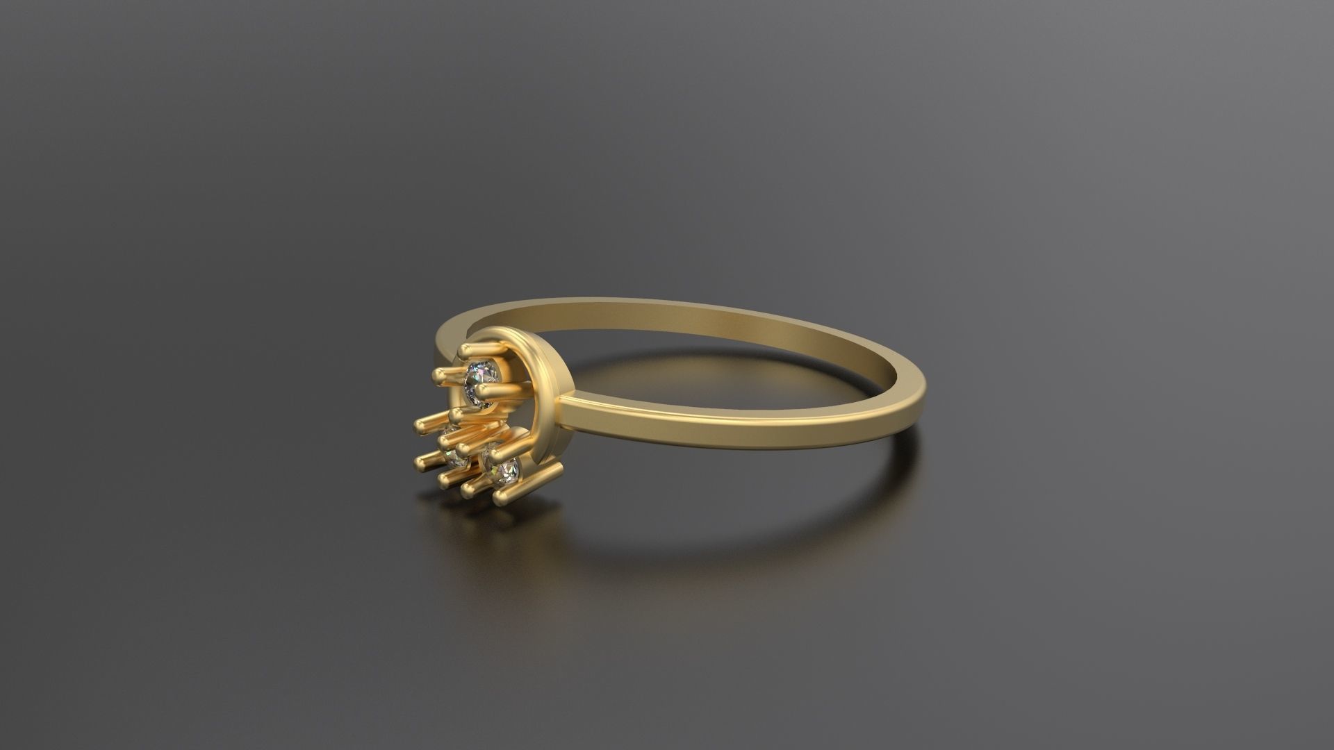 Minimalist Ring 102 3D print model_1