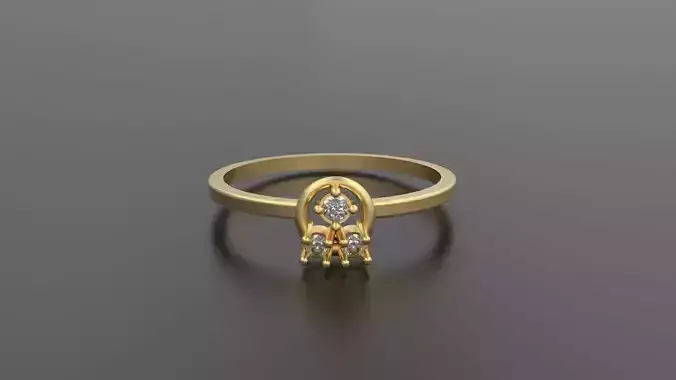Minimalist Ring 102 3D print model