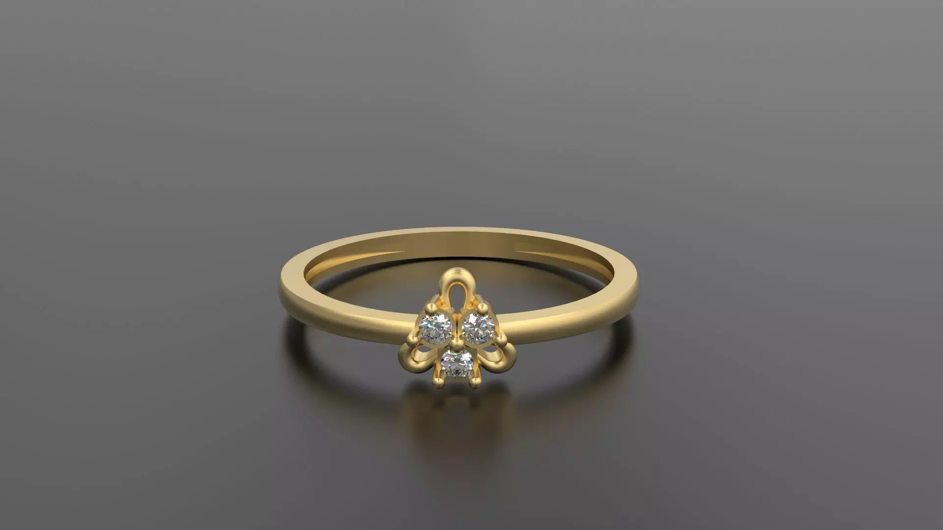 Minimalist Ring 103 3D print model_0