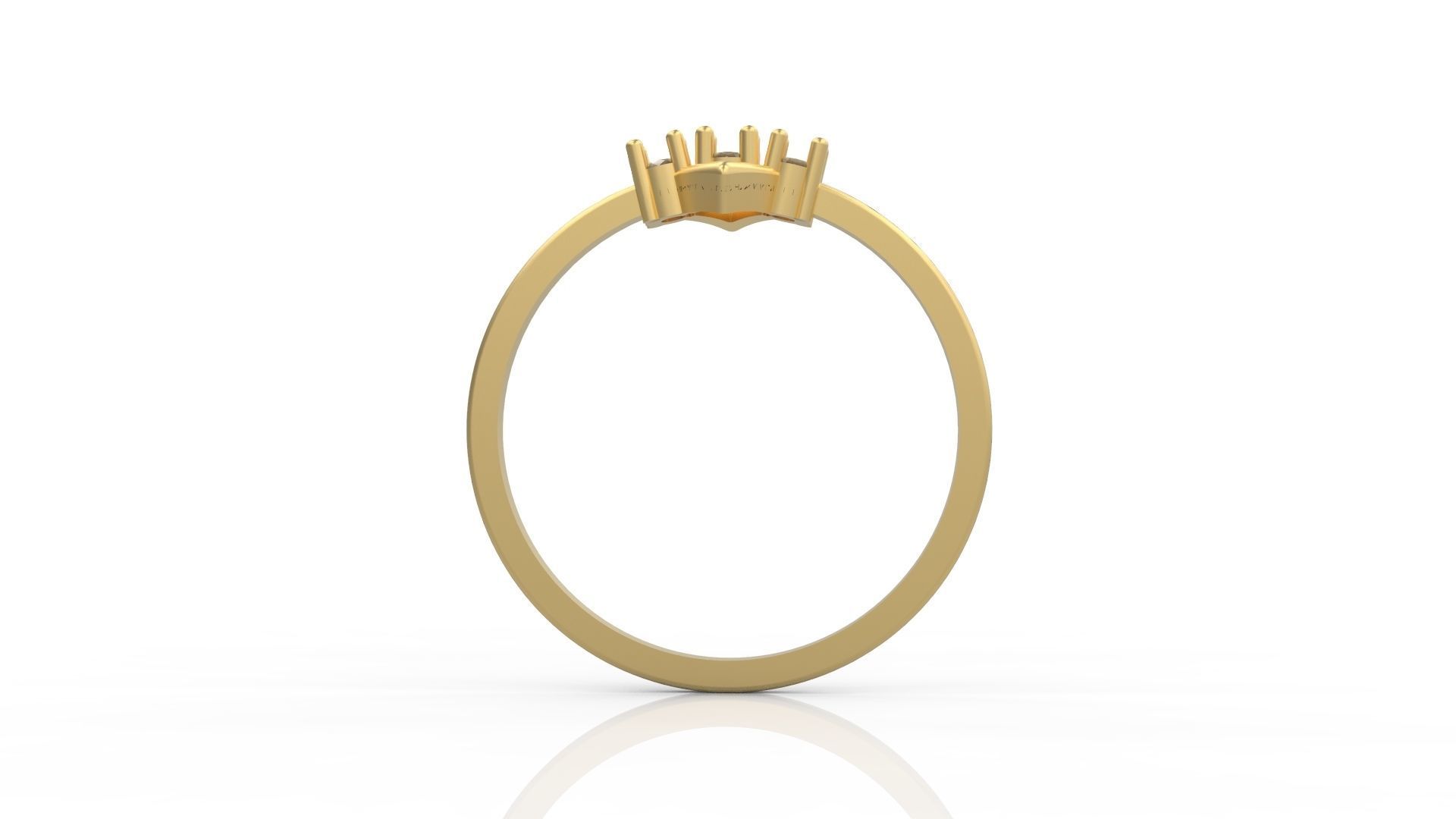 Minimalist Ring 104 3D print model_2